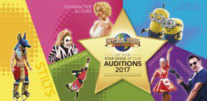 Worldwide Video Auditions for Universal Studios Singapore Tour 2017, AUS, US, UK & South Africa