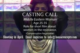 Middle Eastern actress for short film in Bay Area
