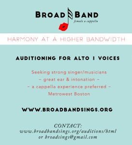 Read more about the article Female A Cappella Singing Group Seeks Experienced Alto in Boston