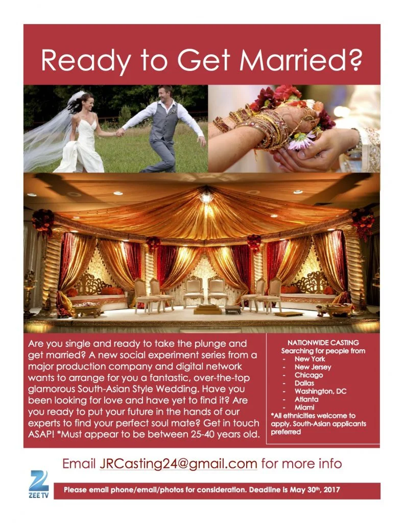 Reality dating show casting call