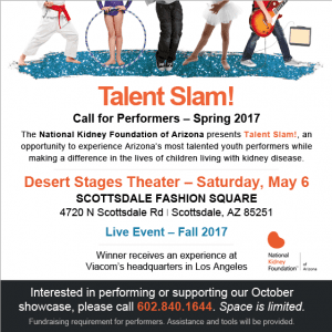 Read more about the article Casting Kids for Talent Slam! in Scottsdale, Arizona