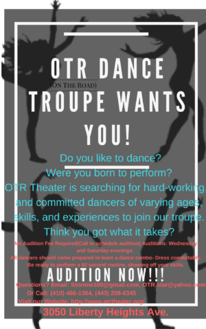 Dancer Auditions in Baltimore Maryland