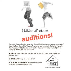 Read more about the article Theater Auditions in New Hampshire