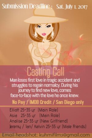 San Diego Acting Auditions for Indie Horror Film