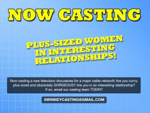 Read more about the article Casting Plus Size Ladies for New TV Series Nationwide
