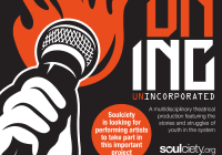 Unincorporated audition flyer
