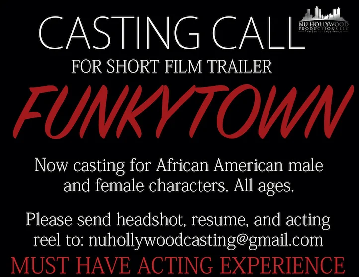 Funkytown show auditions in Atlanta