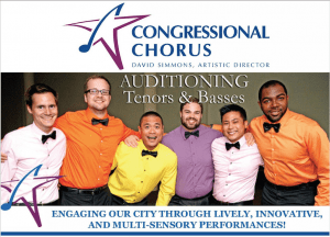 Congressional Chorus singer auditions