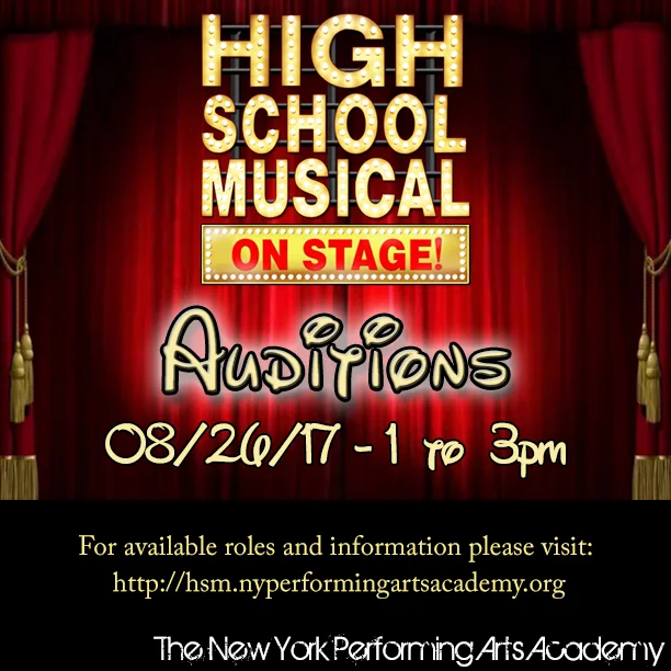 Disney High Scgool Musical Auditions