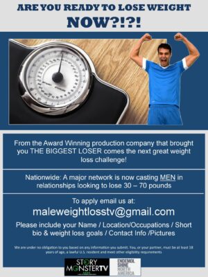 Nationwide Auditions for New Weight Loss Reality Show