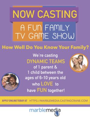 Casting Kids & Their Parents in Toronto for New Game Show