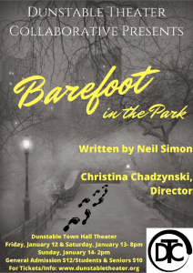 Read more about the article Theater Auditions in Boston MA Area for Neil Simon’s “Barefoot in the Park”