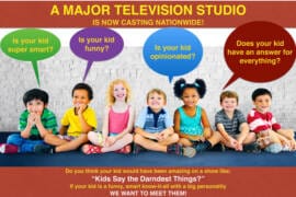 Kids Say reality show auditions