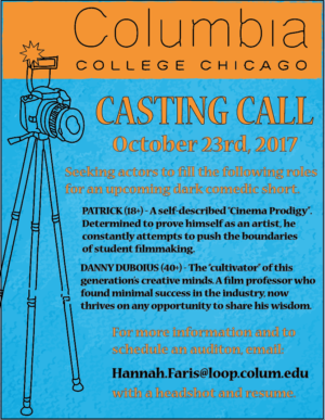 Casting Indie Film “In The Eyes Of The Master” in Chicago