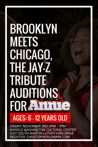 Read more about the article Child Actress Auditions in Chicago for The Jay-Z Tribute Production of “Annie”