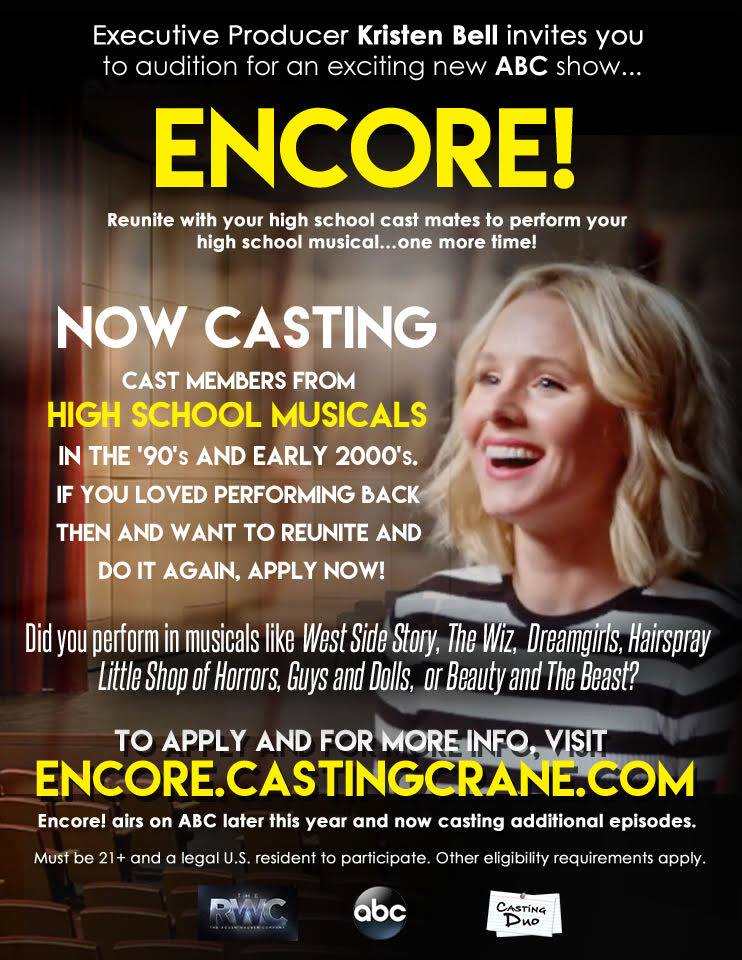 Encore show casting