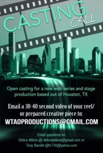 Read more about the article Actress and Actor Audition in Houston Texas for Stage Show and Web Series