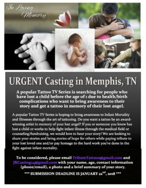 Memphis TN Casting for People Who Lost an Infant