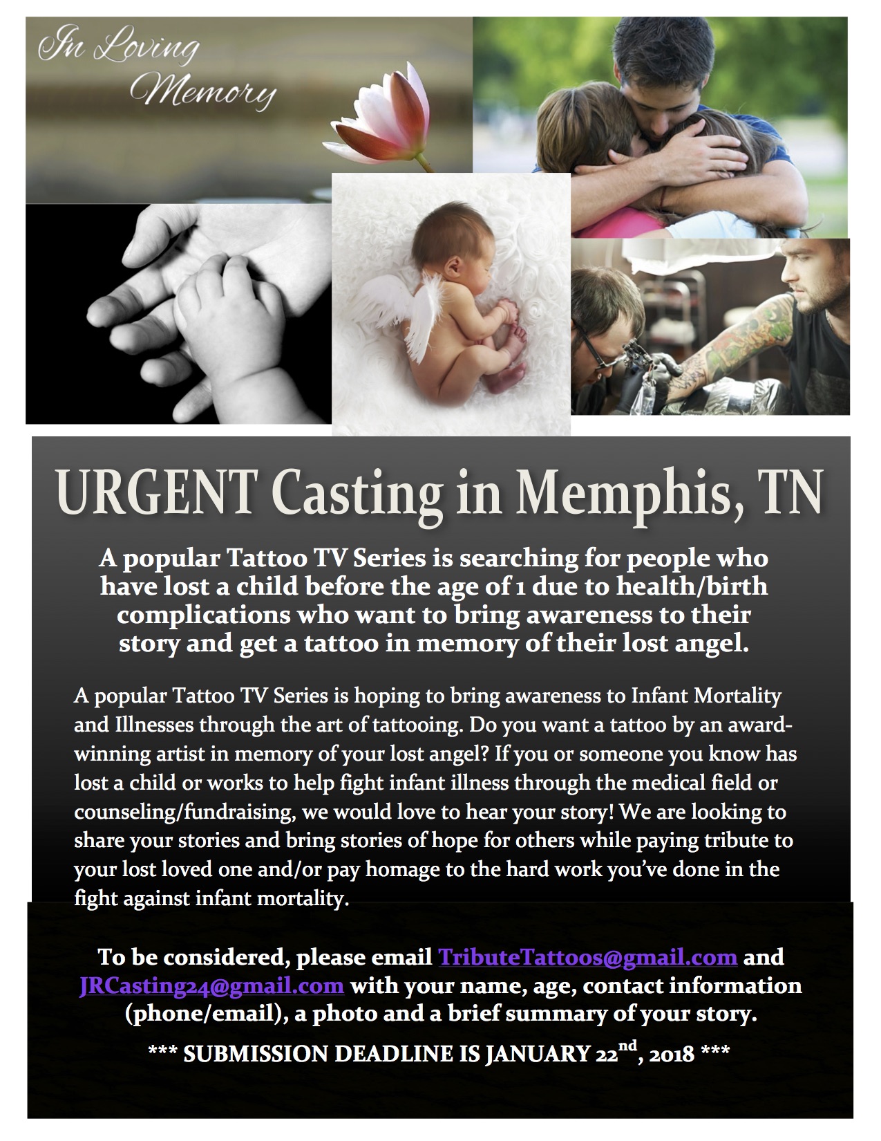 Read more about the article Memphis TN Casting for People Who Lost an Infant