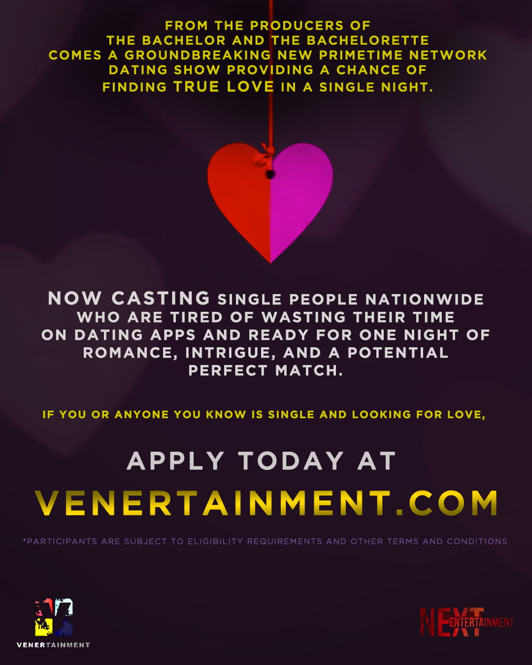 Skype Auditions for New Reality Dating Show Nationwide