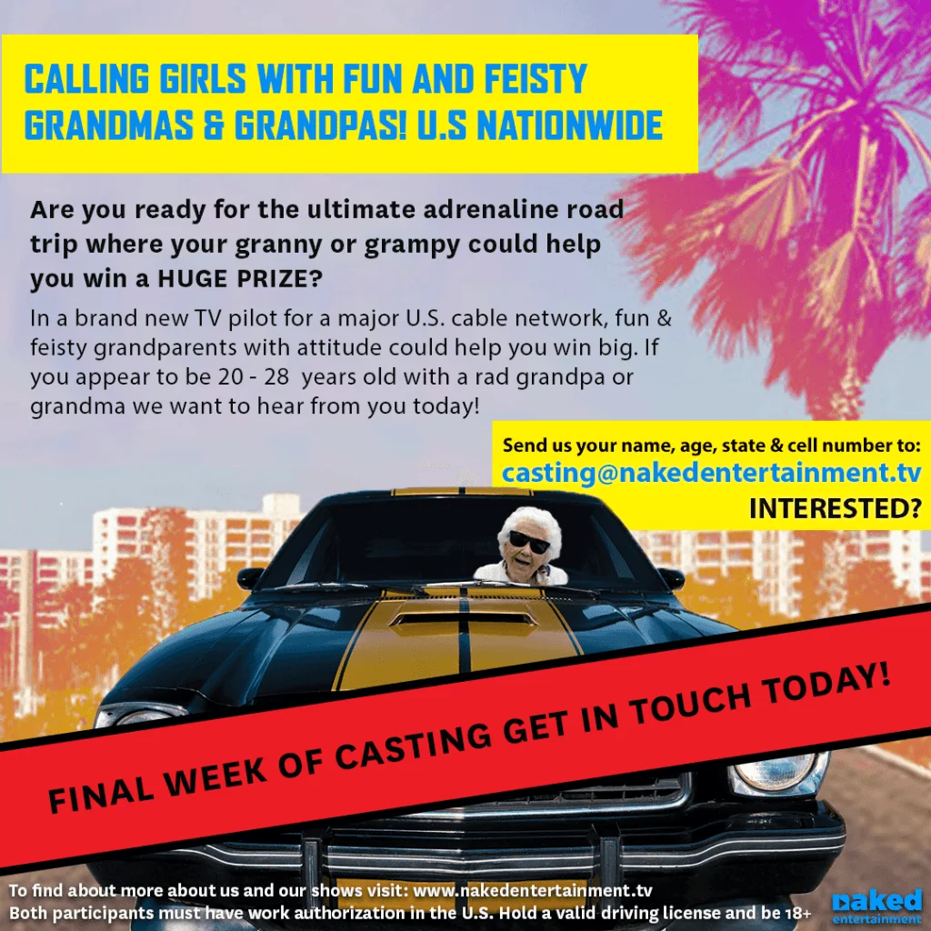 Grandparent casting call nationwide