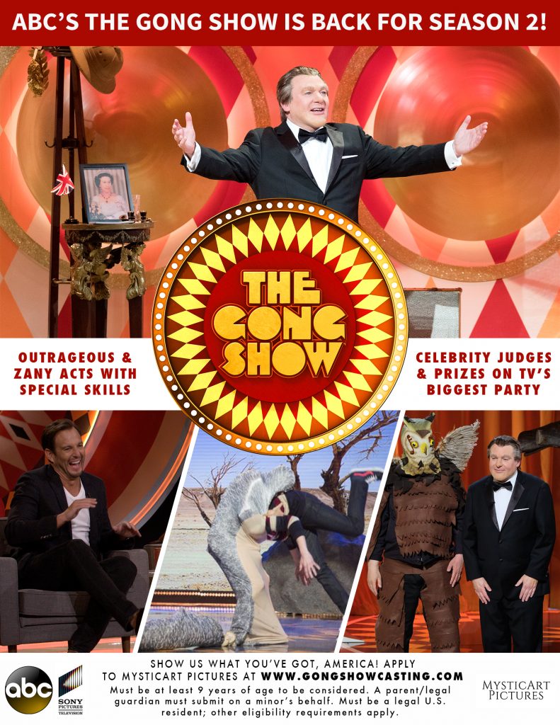 ABC’s The Gong Show Casting Kids and Adults for Season 2 Auditions Free