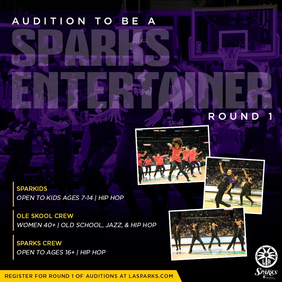 NBA cheerleader and dancer auditions in L.A.
