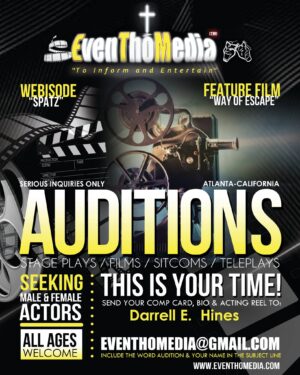 Acting Auditions in Sacramento, CA for Web Series “Spatz”
