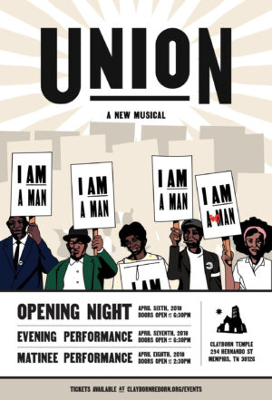 Open Auditions in Memphis TN for Musical “Union”