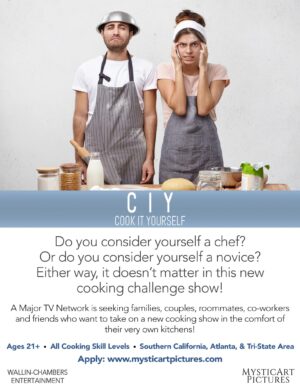 New Cooking Show “Cook It Yourself” Now Casting Cooks and Non-Cooks