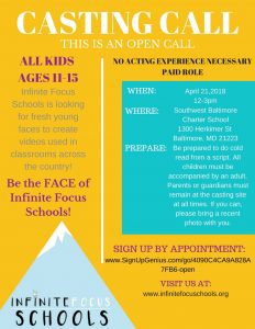 Read more about the article Kids Auditions in Baltimore, MD for Educational Videos