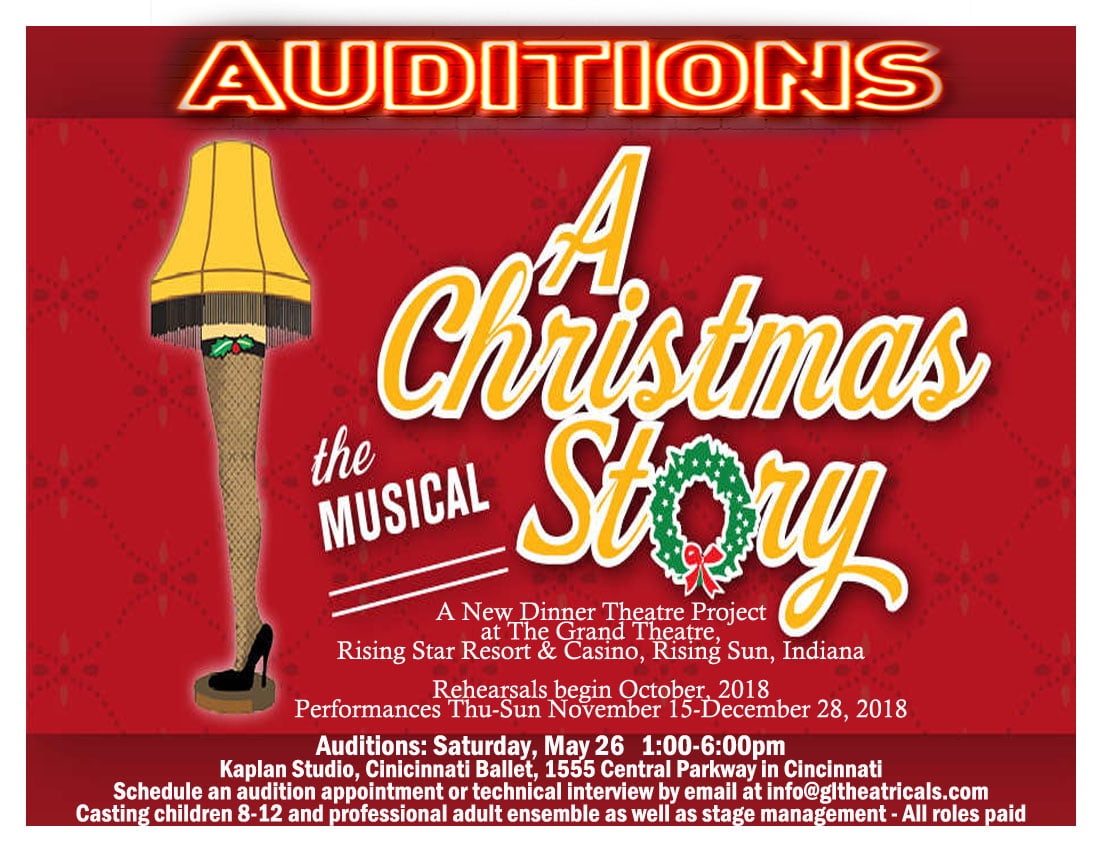 Auditions for Kids Acting Job in Cincinnati Ohio for Musical Show