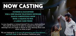 Casting Call for Major Cable Network Father/Daughter Dance Show