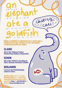 Read more about the article Auditions in Singapore for Paid Student Film “An Elephant Ate a Goldfish”