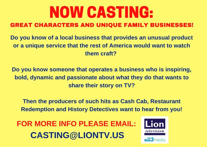 Read more about the article Casting People With Cool Businesses or Crazy Hobbies Nationwide