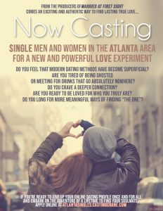 Read more about the article Casting Reality Dating Show in The Atlanta Area