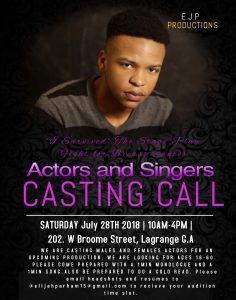 Read more about the article Auditions in Georgia for Breast Cancer Stage Play “I Survived” Ages 16 to 60