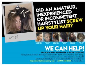 Has A Stylist Ruined Your Hair? Reality Show Casting L.A. Ladies in Need of Hair Help