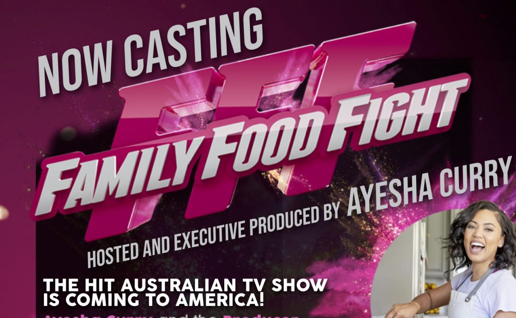 Family food fight casting call