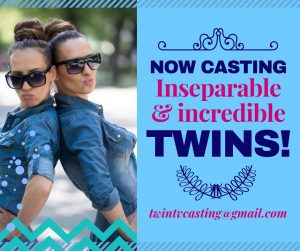 Read more about the article Nationwide Casting Call for Inseparable Twins Who Are BFF’s