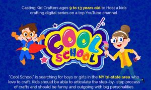 Casting Call for Kids to Host a Digital Crafting Series in NYC Area