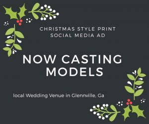 Model Casting in Savannah For Wedding Style Commercial Ad