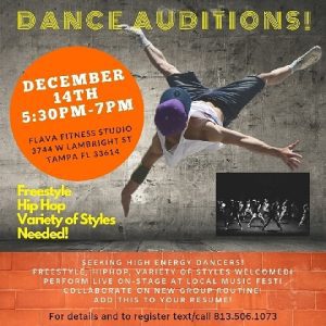 Dancer Auditions in Tampa Florida