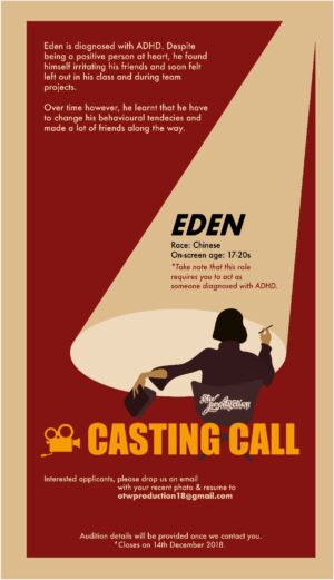 Singapore Auditions for Student Film
