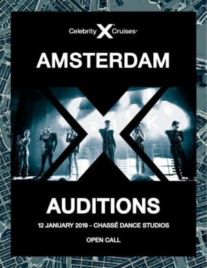 Amsterdam Auditions for Celebrity Cruise Lines Singers / Dancers