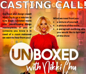 Read more about the article Casting Los Angeles Area Homeowners for Home Makeover / Design Show “Unboxed”