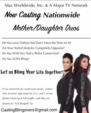 Mother & Daughter Casting in NY, NJ & PA