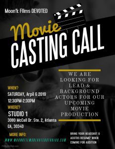 Movie casting call