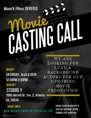 Open Auditions in Atlanta for Film Roles in “The Shot”