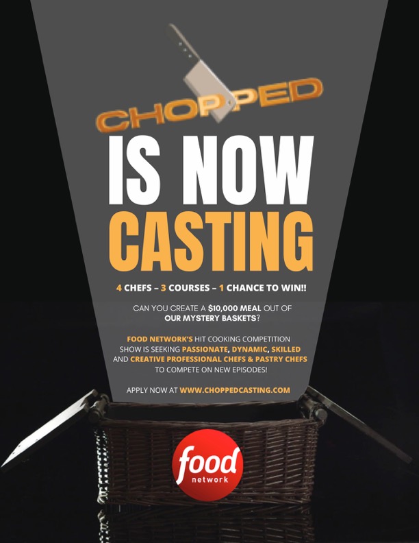 Casting Call For Female Chefs For Food Network S Chopped Auditions Free